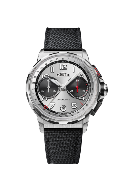 Angelus Chronodate Titanium Magnetic Silver Edition