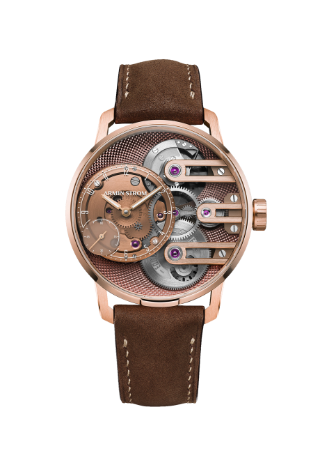 引力平衡极致蓝宝石玫瑰金腕表