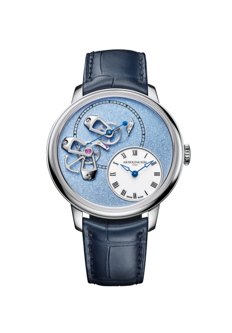 DSTB 42 跳秒铂金腕表 雅士蓝款