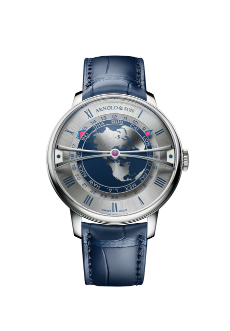 Globetrotter 42 精钢腕表 Strand Blue 版