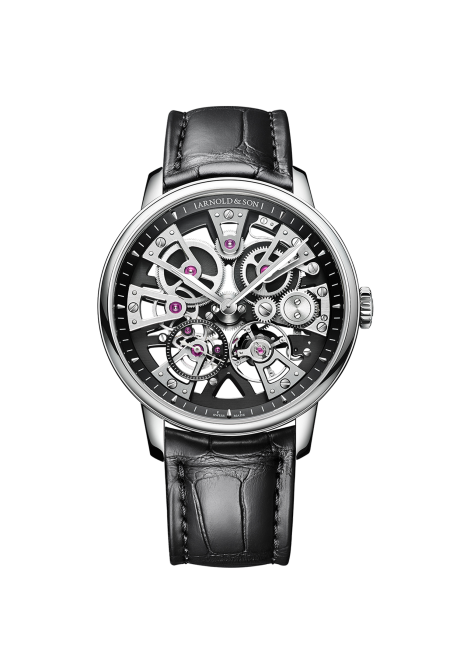 Nebula 40 Steel Black edition alligator strap