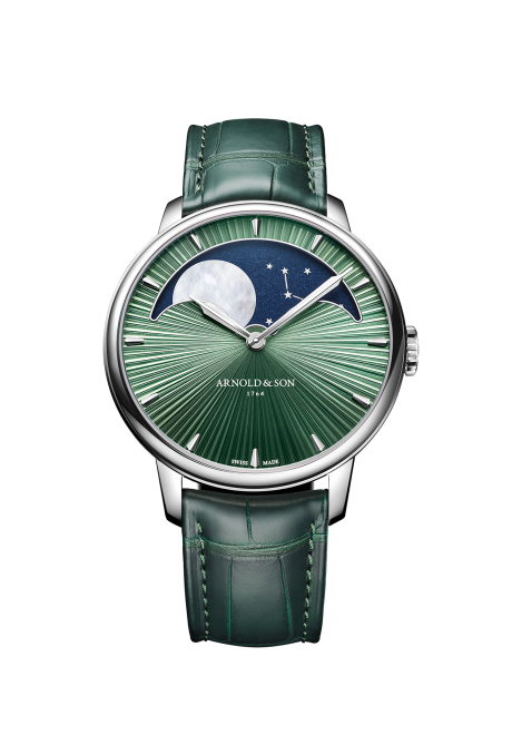 Perpetual Moon 41.5 Platinum腕錶，蕨綠款