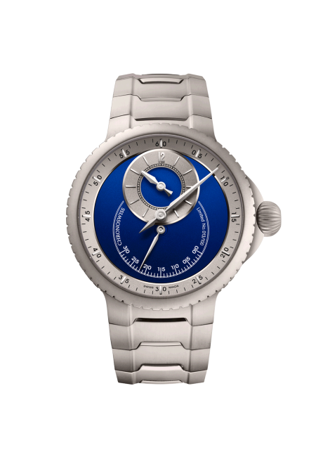 Pulse One 逆跳秒针腕表 蓝色版