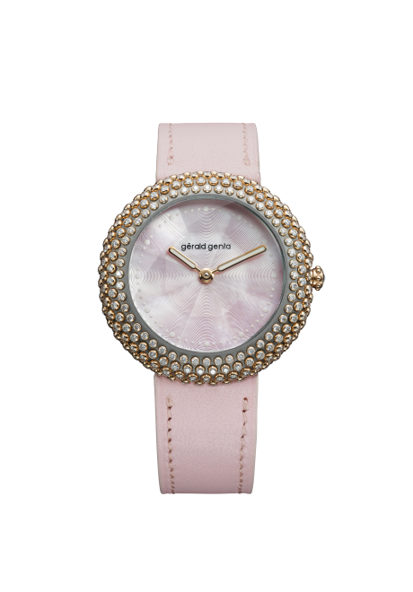 Gentissima Oursin 36 粉紅珠母貝款