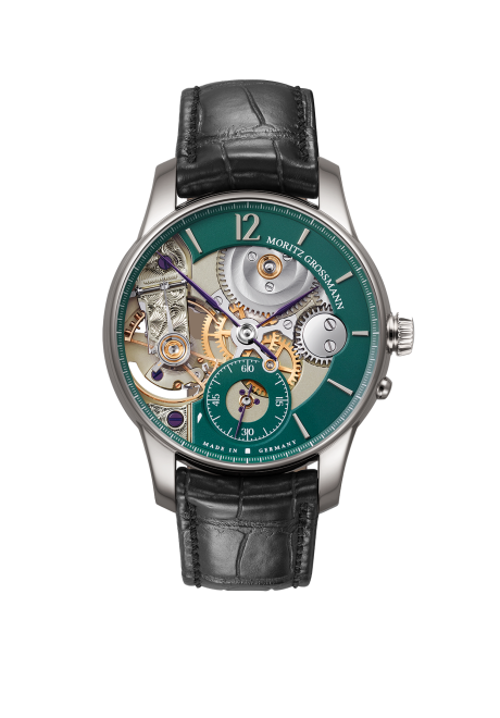 Backpage 鉑金腕錶 綠色錶盤款